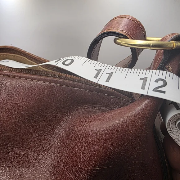 VTG Tedeschi Paris Leather Bucket Bag • Cognac French Equestrian - Picture 11 of 15